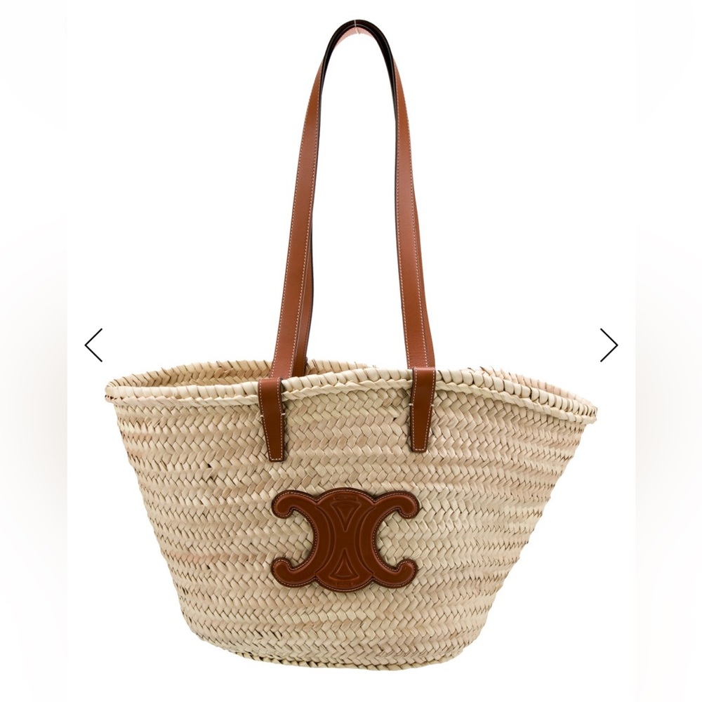 Celine Raffia Classic Panier Large
